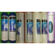 7 Li Filtre Seti Su Arıtma Cihazı Çift Karbonlu (1 Yıllık Set) 7 Li Filtre Seti Su Arıtma Cihazı Çift Karbonlu (1 Yıllık Set)