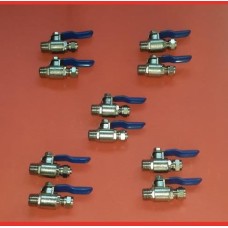 10 adet küresel vana 1/4 10 adet küresel vana 1/4